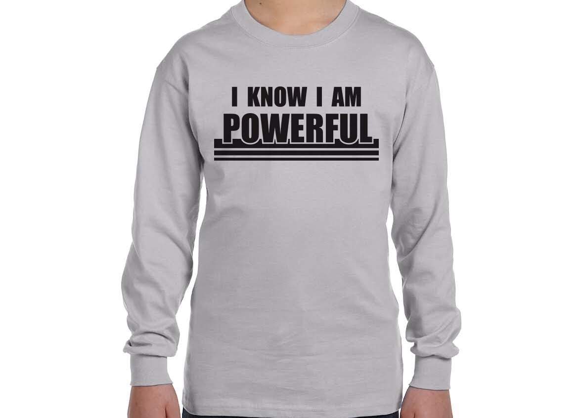 "Powerful" Youth Long Sleeve Shirts